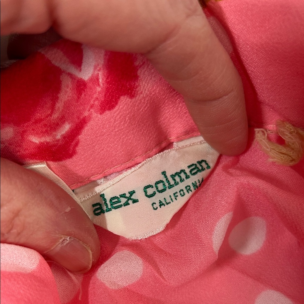 Alex Colman Pink Floral Women's Blouse - Picture 3 of 8